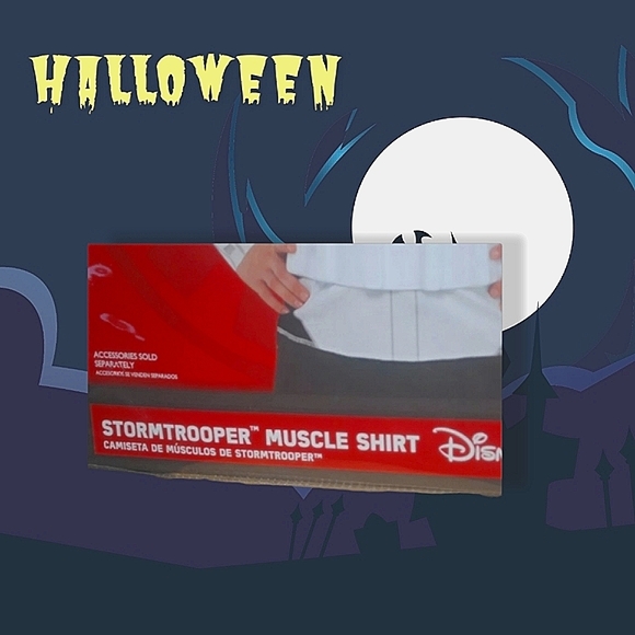 💖*Brand New* Star Wars Stormtrooper Muscle Shirt Size 6-10 - Picture 2 of 2